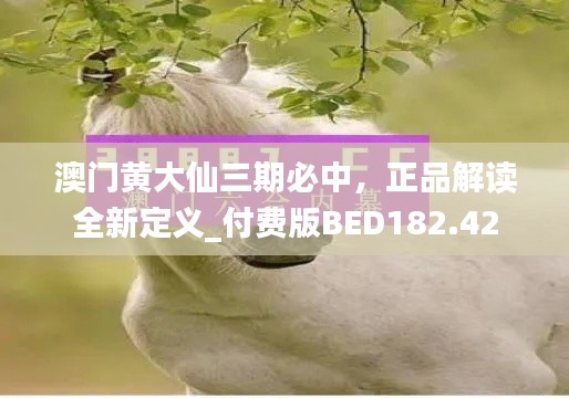 澳门黄大仙三期必中,正品解读全新定义_付费版BED182.42