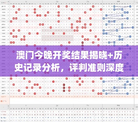 澳门今晚开奖结果揭晓+历史记录分析，评判准则深度解析_大罗金仙BPX331.96