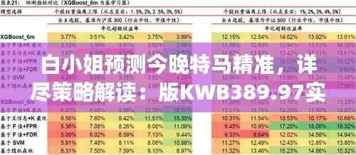 白小姐预测今晚特马精准，详尽策略解读：版KWB389.97实施版