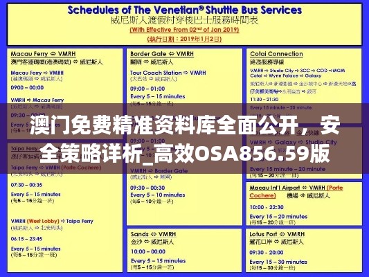 澳门免费精准资料库全面公开,安全策略详析_高效OSA856.59版