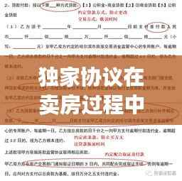 独家协议在卖房过程中的关键作用与深远影响