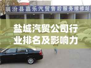 盐城汽贸公司行业排名及影响力分析，揭秘盐城汽贸行业的佼佼者