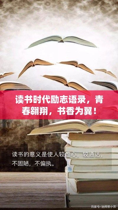 读书时代励志语录，青春翱翔，书香为翼！